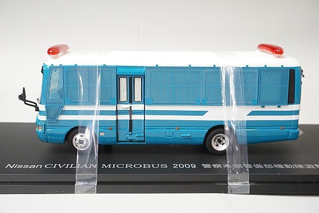 RAI'S レイズ 1/43 日産 シビリアン マイクロバス 2009 警察本部警備部機動隊遊撃車両 (I型) H7430907_画像1