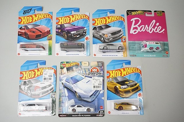 Hot Wheels ホットウィール 日産 スカイライン RS KDR30 / '89 メルセデスベンツ 560 SEC AMG / ホンダ シビック Si など7点セット_画像1