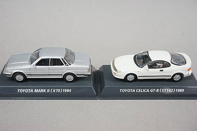 コナミ 1/64 カーオブザ80's ホンダ シビック (E-AH) 1983 / 日産 シルビア ハードトップ RS (US110) 1982 など9点セット ※外箱等欠品_画像3