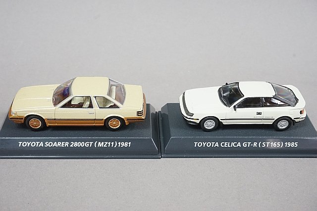 コナミ 1/64 カーオブザ80's ホンダ シビック (E-AH) 1983 / 日産 シルビア ハードトップ RS (US110) 1982 など9点セット ※外箱等欠品_画像5