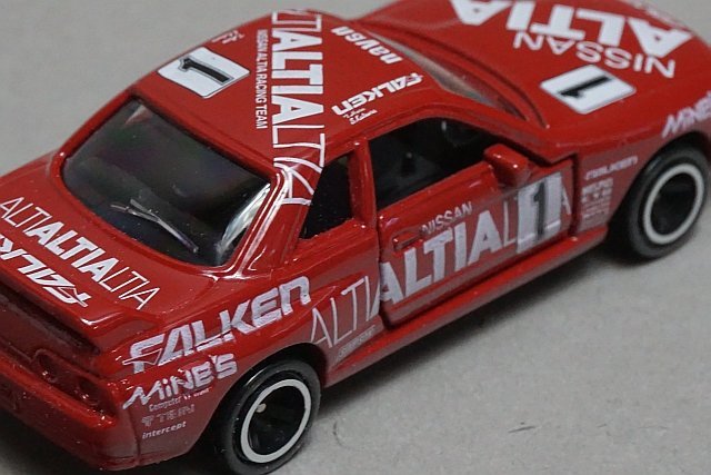 TOMICA トミカ 1/59 NISSAN 日産 スカイライン GT-R 1 ALTIA FALKEN アルティア ファルケン レッド_画像7