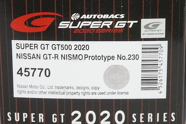 EBBRO エブロ 1/43 Nissan 日産 GT-R ニスモ スーパーGT GT500 2020 プロトタイプ #230 45770_画像6