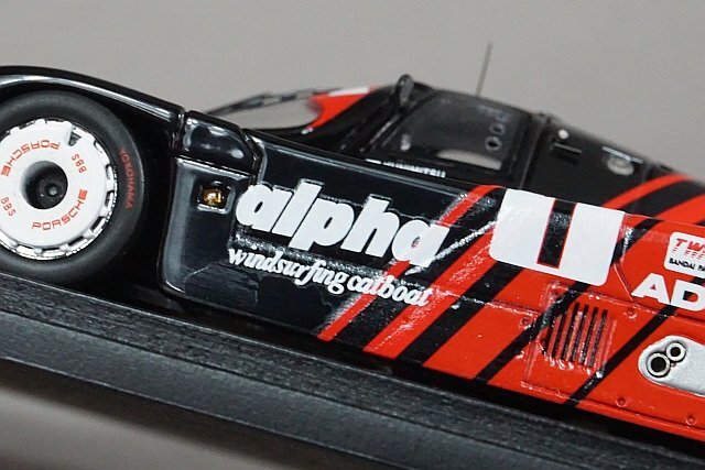 Spark スパーク 1/43 Porsche ポルシェ 962C 富士 1000km 優勝 1986 #1 ADVAN KBS055_画像2