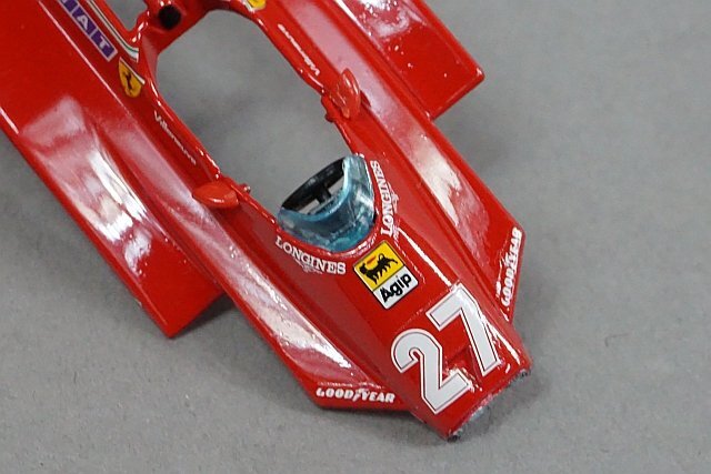 brumm ブルム 1/43 Ferrari フェラーリ 126 C2 D.ピローニ サンマリノGP 1982 #28 P013_画像6