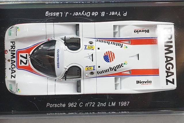 Spark スパーク 1/43 Porsche ポルシェ 962C ルマン 2位 1987 #72 S0951_画像2