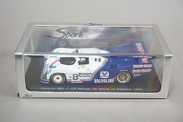 Spark スパーク 1/43 Porsche ポルシェ 962C デイトナ 24h 優勝 1985 #8 S0947_画像5