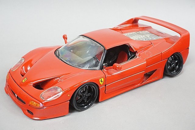 Bburago ブラーゴ 1/18 Ferrari フェラーリ F50 1995 レッド イタリア製 ※本体のみ・ジャンク品の画像1