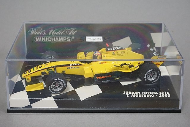 ミニチャンプス PMA 1/43 JORDAN ジョーダン トヨタ EJ15 T.モンテイロ 2005 #18 400050018_画像5