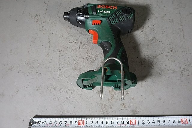 ◎ BOSCH ボッシュ 12V バッテリーインパクトドライバー 充電器 バッテリー2個 ケース付き ※ジャンク品 PDR12WNS_画像3