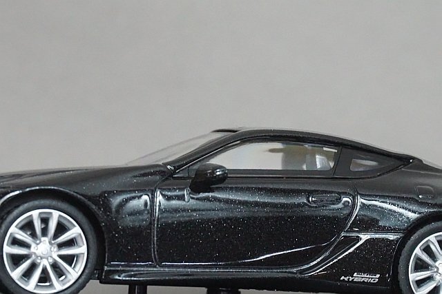 CAR-NEL カーネル 1/64 LEXUS レクサス LC500H 2018 GRAPHITE BLACK GLASS FLAKE CN640030_画像3