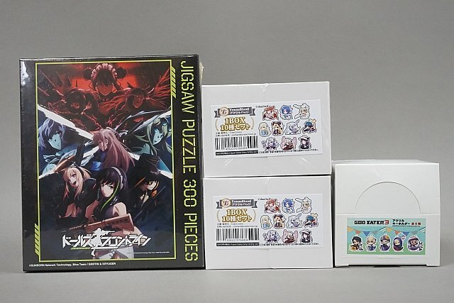 ★ ドールズフロントライン パズル / Venus Blood / GOD EATER / アクリルバッジ アクリルキーホルダー など BOX グッズ セット まとめ_画像1