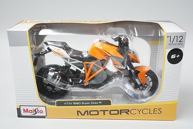 Maisto マイスト 1/12 モーターサイクル KTM 1290 スーパーデュークR 完成品バイクシリーズ_画像3