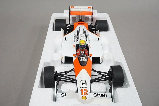 ミニチャンプス PMA 1/18 McLaren Honda マクラーレン ホンダ MP4/4 A.セナ ワールドチャンピオン 1988 #12 540881812の画像2
