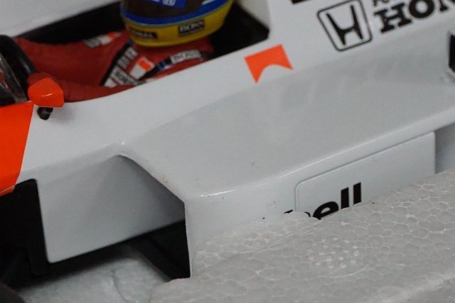 ミニチャンプス PMA 1/18 McLaren Honda マクラーレン ホンダ MP4/4 A.セナ ワールドチャンピオン 1988 #12 540881812の画像7