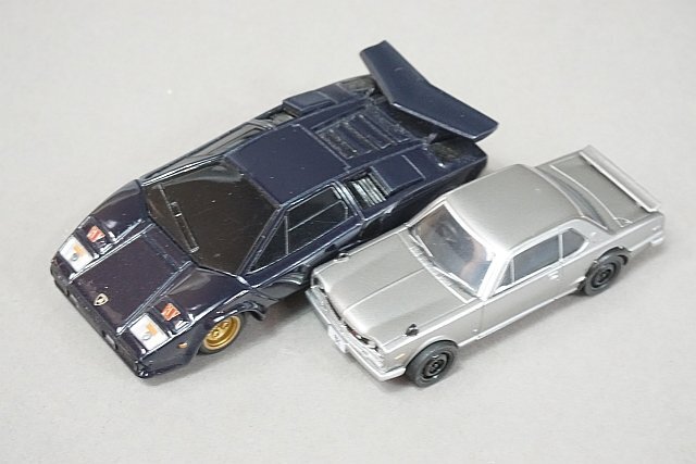 エポック 1/72 ランボルギーニ ムルシエラゴ オレンジ / 日産 GT-R ホワイト / トヨタ ハイエース などまとめてセット ※ジャンク品_画像8