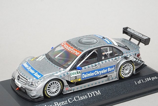 ミニチャンプス PMA 1/43 Mercedes Benz メルセデスベンツ Cクラス DTM 2007 Spengler #2 ※パーツ欠損有り 400073702_画像1