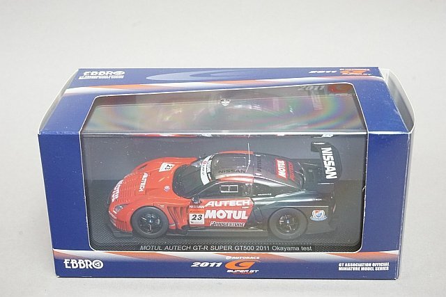 EBBRO エブロ 1/43 NISSAN 日産 モチュール オーテック GT-R スーパーGT500 岡山 テスト 2011 #23 44534の画像7