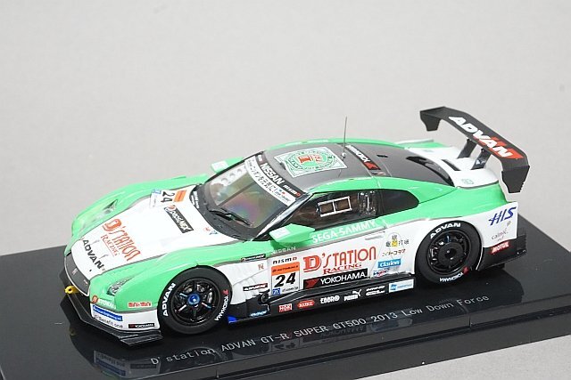 EBBRO エブロ 1/43 NISSAN 日産 ディーステーション ADVAN GT-R ローダウンフォース スーパーGT500 2013 #24 44966の画像1