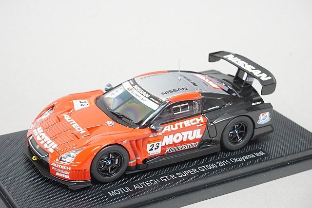 EBBRO エブロ 1/43 NISSAN 日産 モチュール オーテック GT-R スーパーGT500 岡山 テスト 2011 #23 44534の画像1