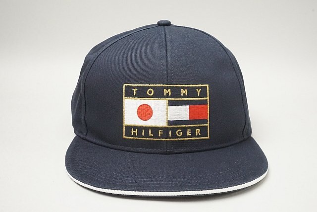 TOMMY HILFIGER トミーヒルフィガー TOKYO ネイビー 紺 サイズ48-61cm(メジャー採寸)_画像1