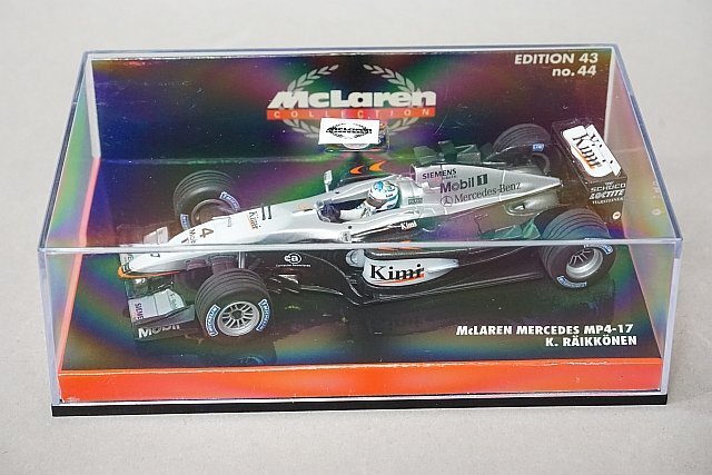 ミニチャンプス PMA 1/43 マクラーレン メルセデス MP4-17 K.ライコネン 2002 #4 マクラーレンコレクションNo.44 530024304_画像2