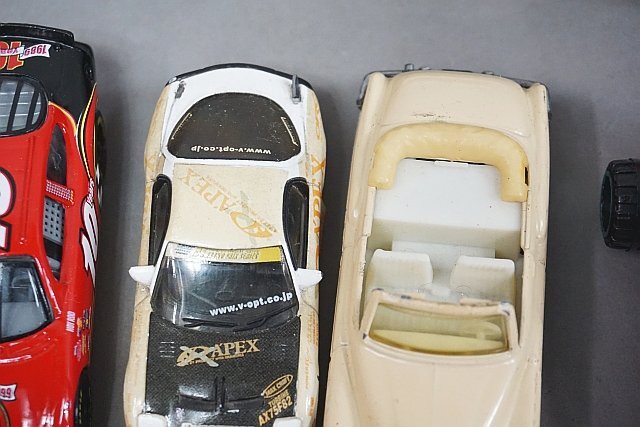 AE86 レビン 約11cm プルバックカー / ブラーゴ 1/43 ポルシェ 911 など色々セット ※ジャンク品・本体のみの画像7