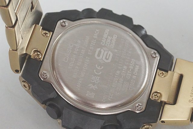 ♪ G-SHOCK Gショック GST-B500GD-9AJF G-STEEL Gスチール ゴールド タフソーラー メンズ 腕時計_画像6