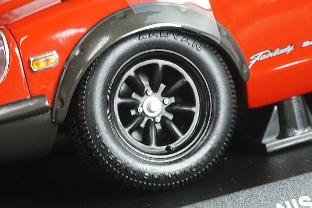 KYOSHO 京商 1/18 NISSAN 日産 FAIRLADY 240ZG (HS30H)1971 WIDE WHEEL VERSION レッド 08217Rの画像6