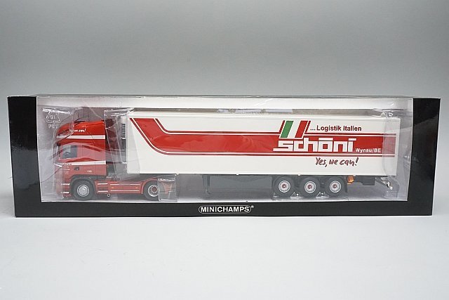 PMA ミニチャンプス 1/43 Scania スカニア R420 Koffersattelzug Schoni CH-Wynau 499123940_画像6