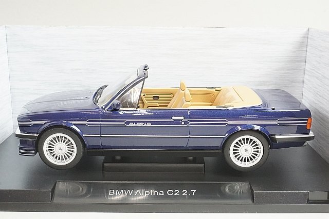 モデルカーグループ 1/18 BMW Alpina アルピナ C2 2.7 ブルーメタリック MCG18224_画像1