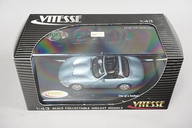 VITESSE ビテス 1/43 TVR Tuscan タスカン オープン ブルーメタリック 35700の画像5