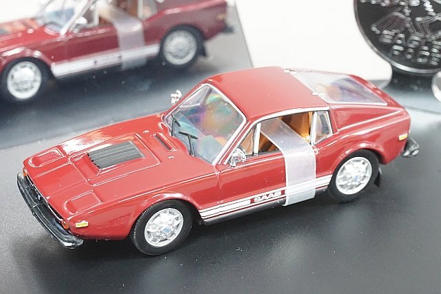 Eagle Collectibles イーグルコレクティブルズ / ユニバーサルホビー 1/43 SAAB サーブ Sonett ソネット Ⅲ 1973 ボルドー E3755の画像1