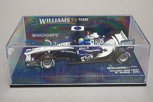 ミニチャンプス PMA 1/43 WILLIAMS ウィリアムズ F1 BMW FW27 Castrol M.ウェバー 2005 #7 400050007_画像5