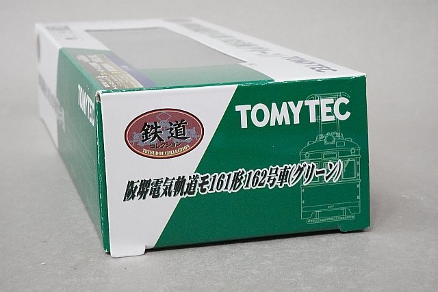 TOMYTEC Tommy Tec N gauge railroad collection . Sakai electric . road mo161 shape 162 number car ( green )