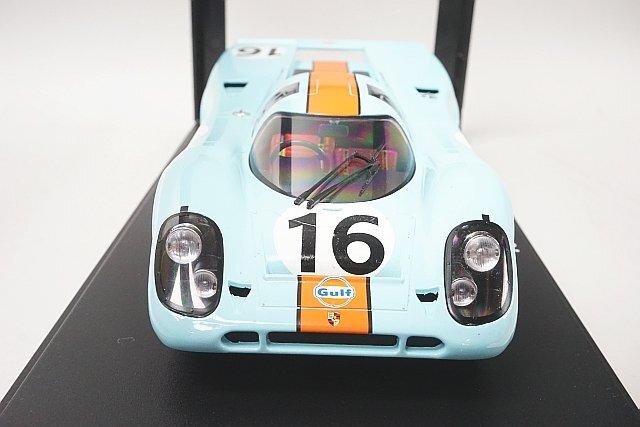 CMR 1/18 Porsche ポルシェ 917K Gulf ガルフ 1971 優勝 1000km #16 Zeltweg Rodriguez/Attwood CMR146-16_画像2