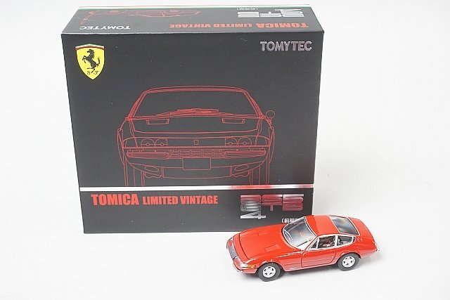 TOMICA トミカリミテッドヴィンテージ TLV 1/64 Ferrari フェラーリ 365 GTB4 前期型 赤 レッド_画像1