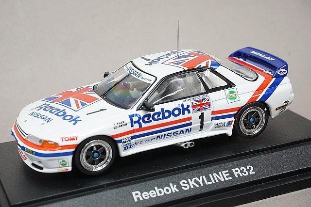 TOMICA EBBRO トミカ エブロ 1/43 NISSAN 日産 リーボック スカイライン R32 DUNLOP #1_画像1