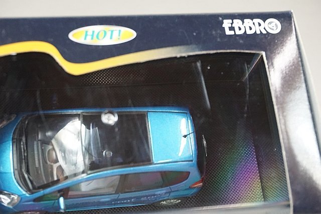 EBBRO エブロ 1/43 Honda ホンダ FIT フィット スカイルーフ 2007 ブルー 43995_画像6