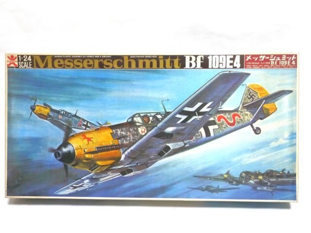 ▽★ BANDAI バンダイ 1/24 Messerschmitt メッサーシュミット Bf 109E4 プラモデル_画像1