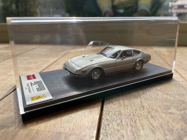 Make Up メイクアップ アイドロン EM070B4 Ferrari365GTB／4 DAYTONA 1970 Silver 絶版品の画像4