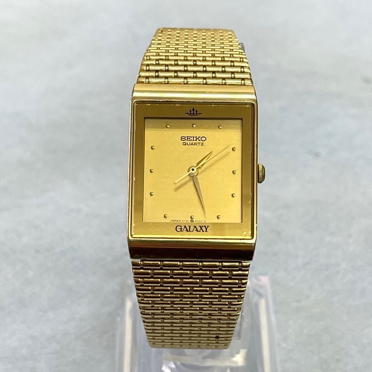 稼働 SEIKO GALAXY ビンテージ クォーツ レクタンギュラー 稼働 SEIKO GALAXY ビンテージ クォーツ レクタンギュラー