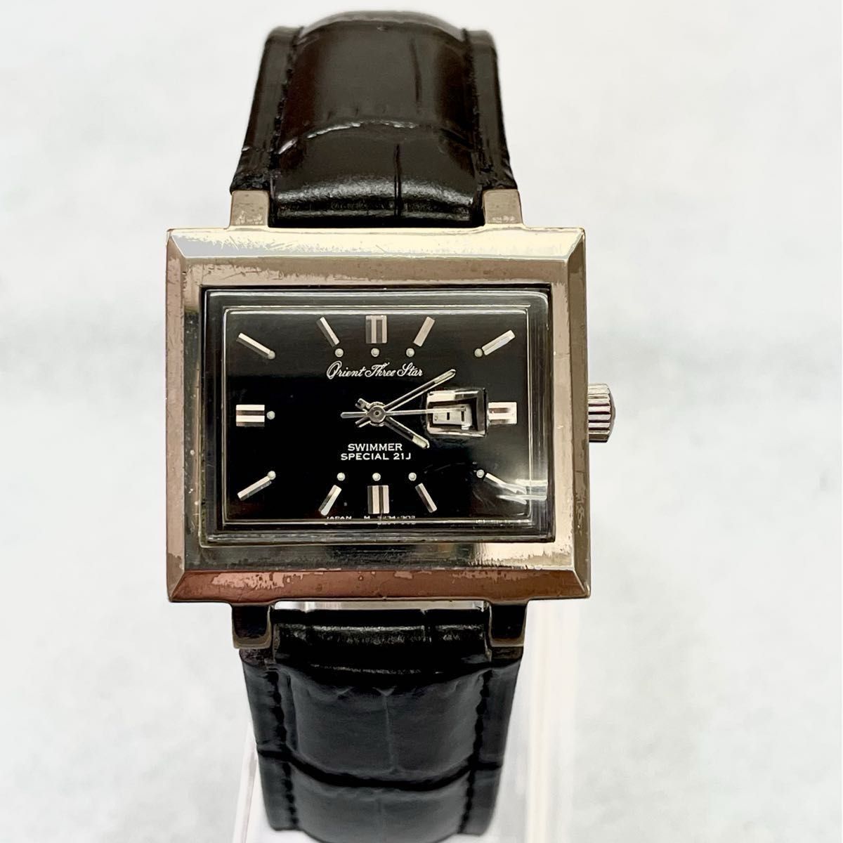 稼働 Orient THREE STAR SWIMMER SPECIAL 手巻き メンズ腕時計 オリエント スリースター スクエア 稼働 Orient THREE STAR SWIMMER SPECIAL 手巻き メンズ腕時計 オリエント スリースター スクエア