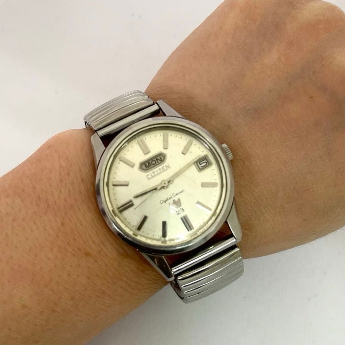 稼働 CITIZEN CrystalSeven 23石 60年代 アンティーク 腕時計 稼働 CITIZEN CrystalSeven 23石 60年代 アンティーク 腕時計