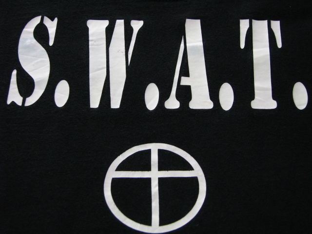 ＠美品 GILDAN ギルダン S.W.A.T スワット Tシャツt890 アメリカ古着 小さい ブラック 黒_画像7