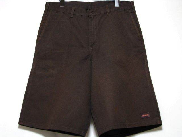 ＠ディッキーズ Dickies ワーク ショーツd515 アメリカ古着 大きいサイズ ブラウン 茶 USP_画像1