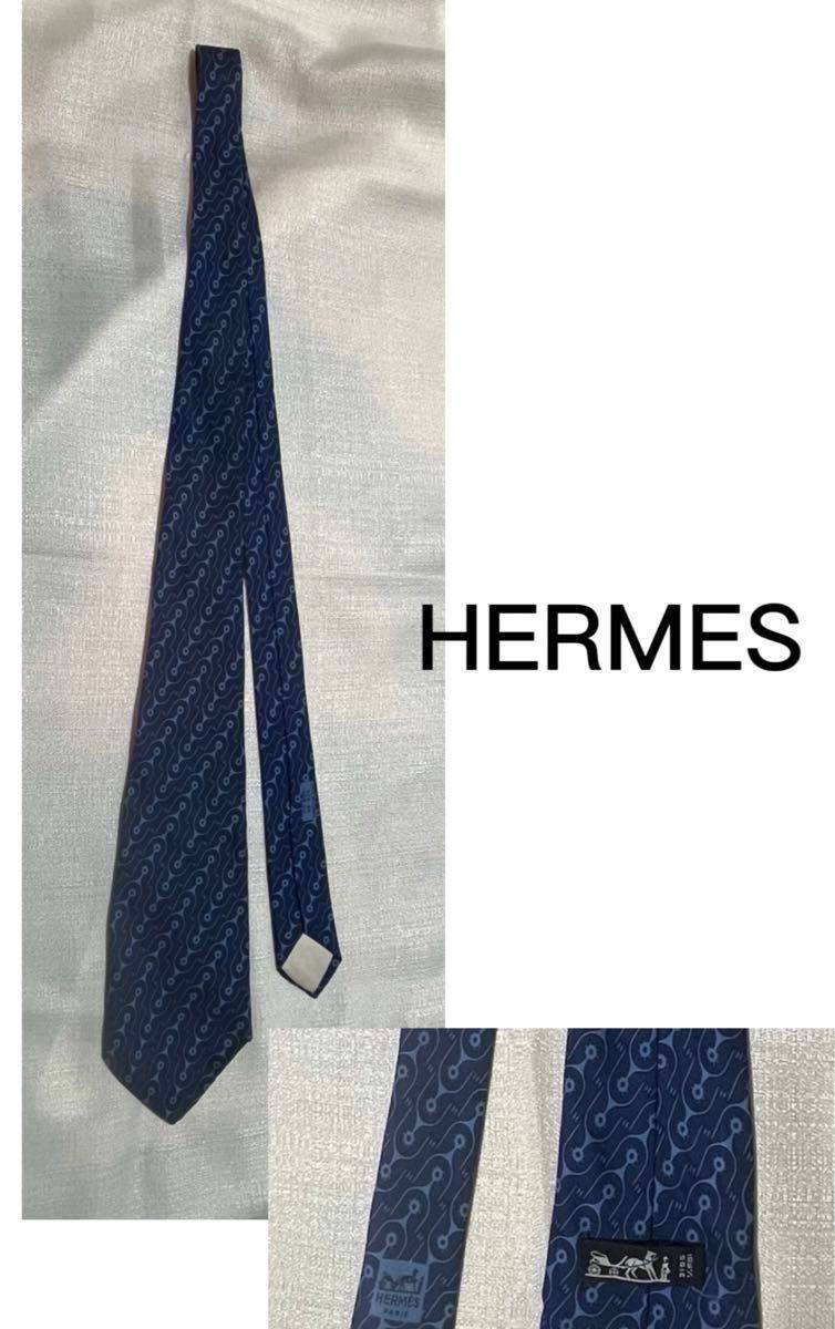 値下げしました！ネクタイ GUCCI  CHANEL  HERMES  ブラックブルー系 6本セット¥16,500→￥12,500