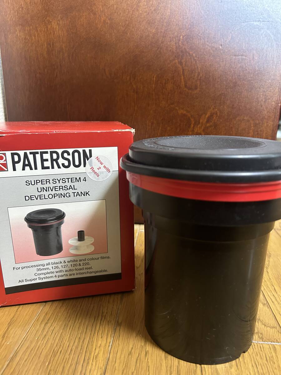 パターソンPATERSON SUPER SYSTEM4 35mm 現像タンク 未使用保管品 箱、取説付きの画像1