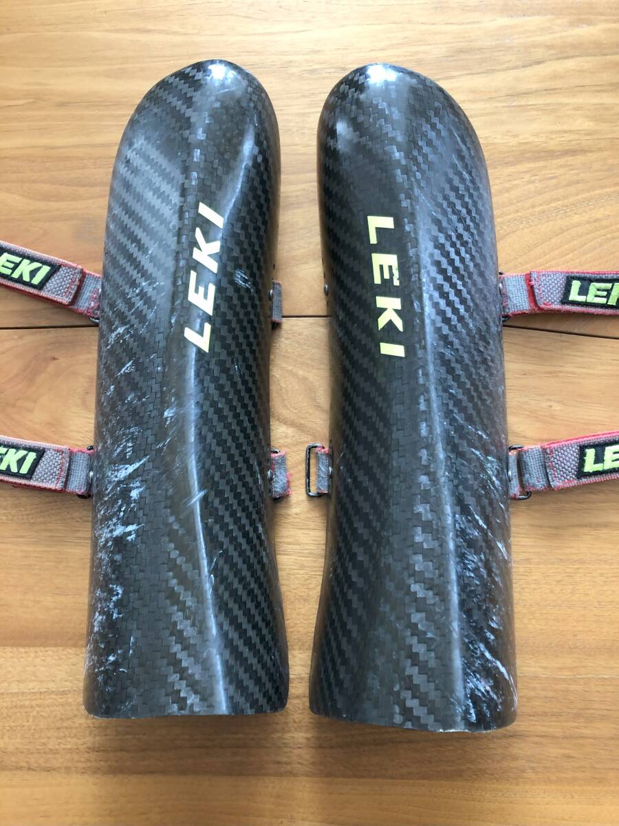 LEKI (レキ) SHIN GUARD CARBON SL シンガード カーボン レガース 中古の画像1