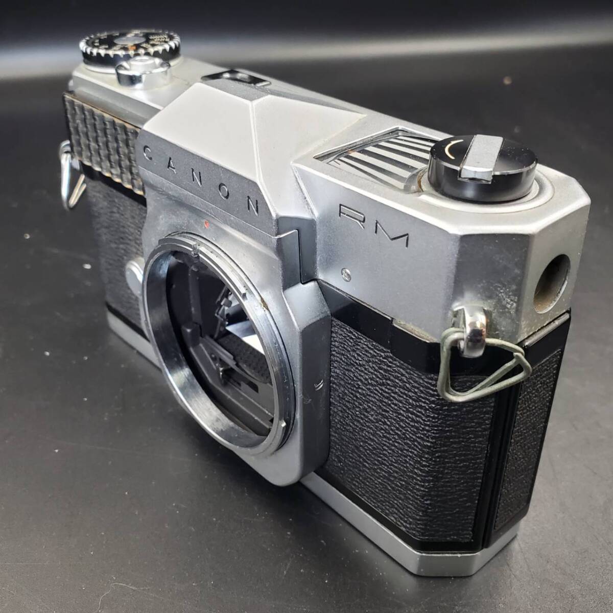 #9033 Canonflex RM 35mm カメラ /SUPER-CANOMATIC LENS R 50mm 1:1.8 レンズ【動作未確認 /レンズフィルター/ ポーチ/外箱付き】キャノン_画像8
