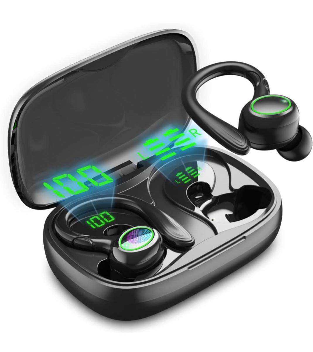  new goods unused ear .. type earphone Bluetooth earphone wireless earphone 
